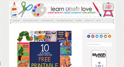 Desktop Screenshot of learncreatelove.com